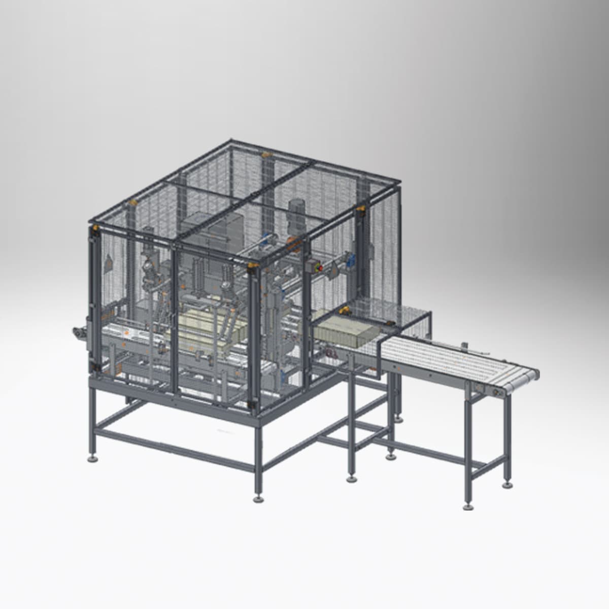 Ligne automatique de découpe de fromage