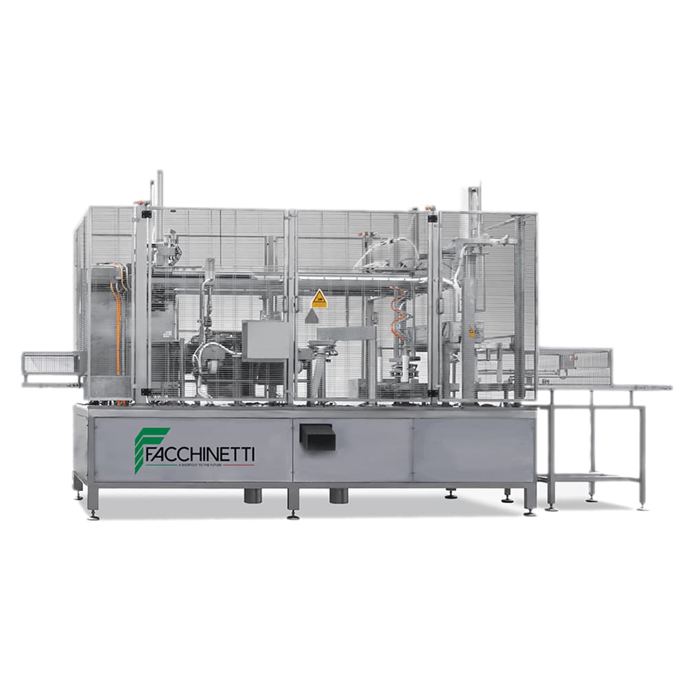 Automatic disc machine with one cutting station
