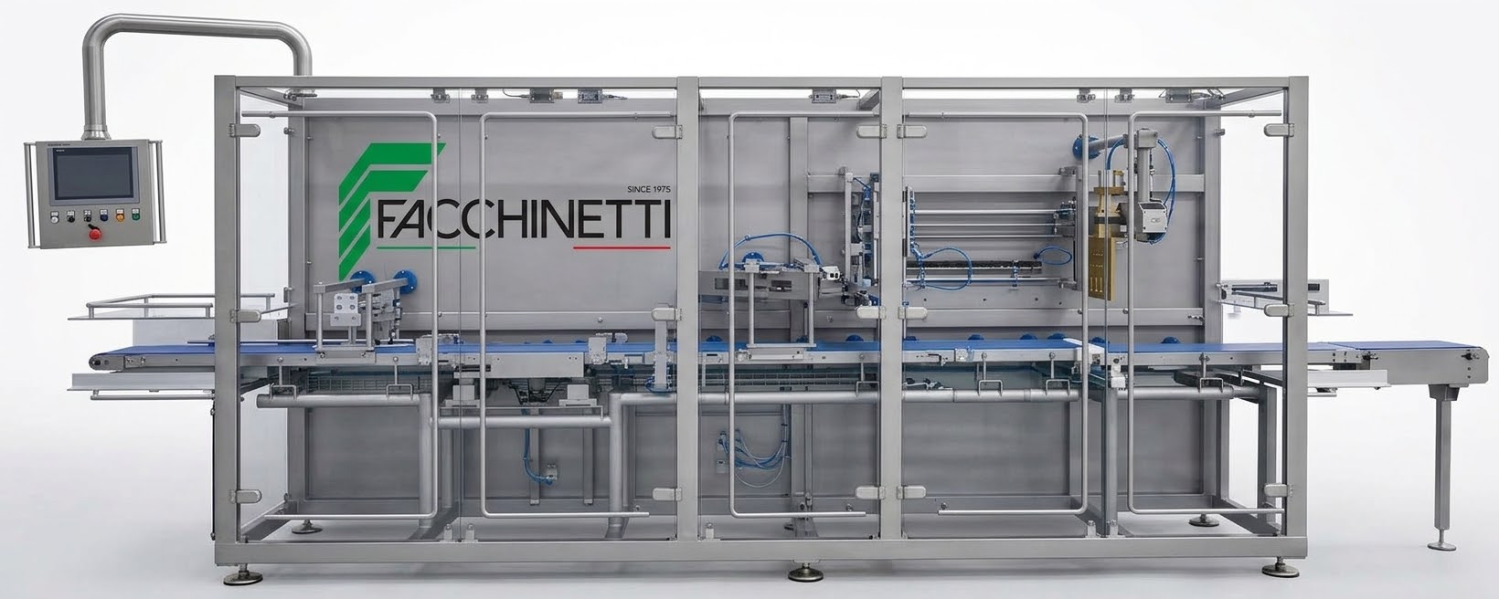 Linea automatica TXF06/100 per il taglio del formaggio a peso fisso